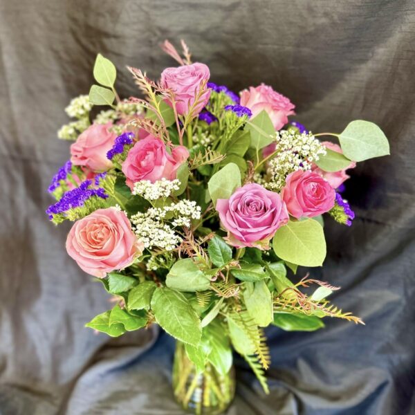 One Dozen Mixed Roses